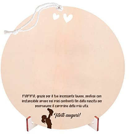 Originelle Geschenkidee zum Muttertag – Dekoratives Schild an die beste Mutter der Welt – dekorative Grußschilder für Mütter, romantische Geschenkideen, Mutter, Tochter, Sohn, Original-Gadget-Karte