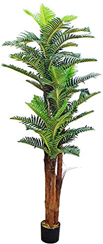 Decovego Plante Artificiel Palmier Plante Arbre Artificiel Artificielle Sélection, Sélection Plante d'palmier:Palmier modèle 16 (180 cm)