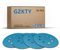 GZKTY 70pcs 125mm Sanding Discs, Hook and Loop, 8-Hole, Grit 40, 5 Inch Sanding Pads for Random Orbital Sander