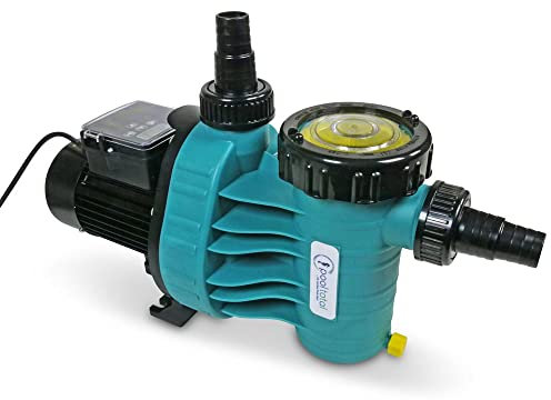 Aqua Plus 11 TIMER - POOL Total Edition mit integrierter Zeitschaltung - 11 m³/h Leistung für Pools bis 50.000 l Wasserinhalt - Selbstansaugend Salzwasserbeständig Laufruhig Servicefreundlich