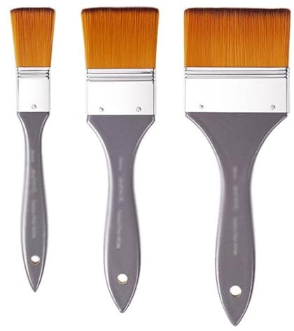 ZHCHAO 6 Nylon Pinsel Studio Ölpinsel Primer Pinsel Gouache Reihenpinsel Wandfarbe Acrylfarbe Pinsel