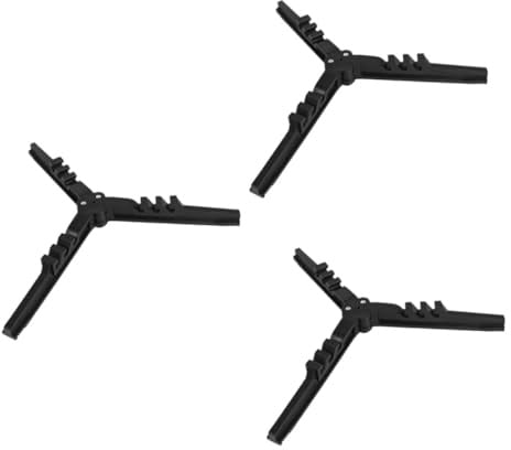POPETPOP 3pcs Folding Gas Tank Holder Bracket Camping Outdoor Stabilizer Rack for Gas Canisters Material for Picnic Bbq