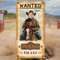 WADORN Cowboy Wanted Foto Türbanner Western Wanted Face Großer Stoff Fototür Hintergrund Requisiten Dekor Für Western Mottoparty Dekoration Geburtstagsparty 180x90cm