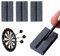 ASIRYVA 4 Pack Dart Sharpener, V-Sharp Darts Sharpener, Sharpening Stone Dart Accessories Metal Dart Tips,Darts Gifts for Men, Darts Sharpener Tool