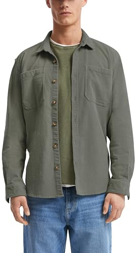 QS Overshirt aus Cord mit aufgestetzten Taschen