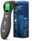 Fieberthermometer kontaktlos für Babys, Kinder und Erwachsene, Stirnthermometer Infrarot Digital Thermometer schnell hygienisch zu messen, Fieberalarm und 3-Farben-Anzeige, Schwarz