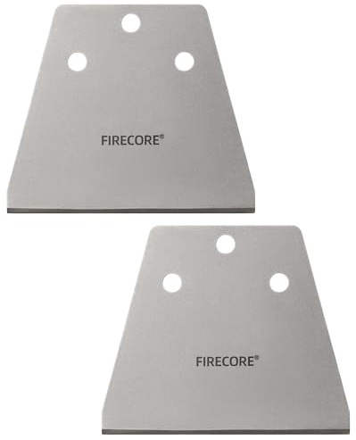 Firecore Burin Lames de Rechange 2 pcs, Burin Large 270mm×127mm Convient pour Burin Plat SDS -FS25511