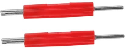 Cabilock 2 Pièces Outil de Retrait de Noyau de Valve à Double Outil Pratique et Durable pour Réparation de Pneus et Climatisation pour Techniciens Auto