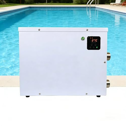 Genérico Bomba de Calor for Piscina Calentador eléctrico Alta precisión, 11 kW, para Agua de SPA, 220/380 V, Compatible con jacuzzis.