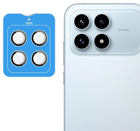 Wigento Kamera Schutzglas für Xiaomi Poco F8 Pro, Linsenschutz, HD klar, kratzfest, mit Anbringhilfe, blasenfreie Montage