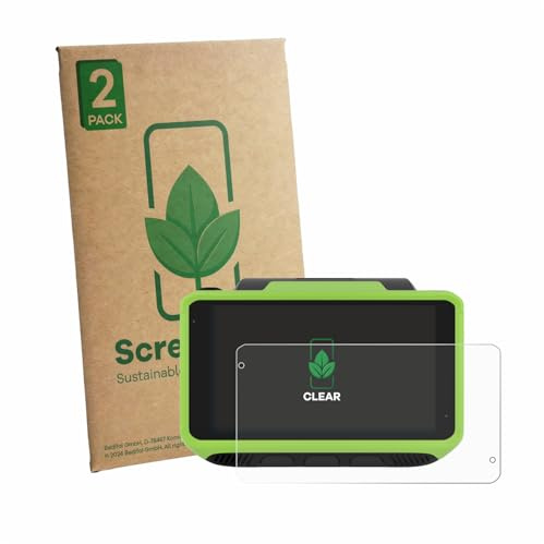 ScreenLeaf 2 Stück Schutzfolie für Zebra WT6400 [nachhaltiger Displayschutz, Folie, transparent, kratzfest]