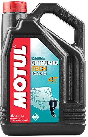 Motul 101750 Motoröl Outboard Tech 4T 10W-40 5 L