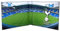 Tottenham Hotspur - Geldbörse mit geprägtem Vereinswappen - Offizielles Merchandise - Schwarz Stadion - 11 x 9,5 cm