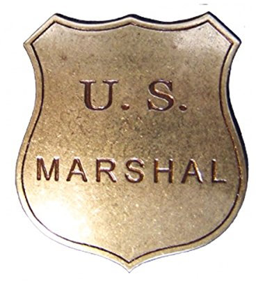 Denix US Marshall Badge messingf. Sheriff Stern Cowboy Western