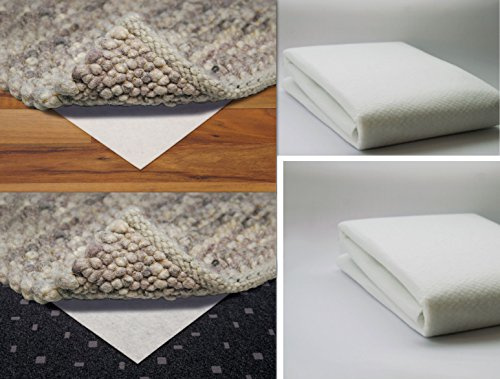 Teppich Bremse Stop Teppichunterlage für Harte Textile alle Böden Anti Rutschunterlage Rutsch Unterlage Premiumqualität (ca. 240x340 cm)