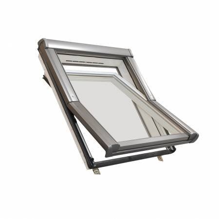 Dachdecker-Favorit Roto Dachfenster aus Kunststoff mit Eindeckrahmen und Wärmedämmung (94 x 140)