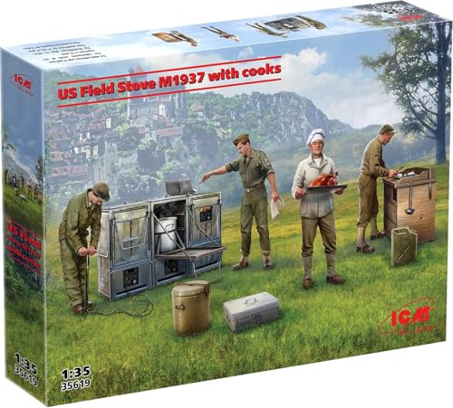 ICM 1:35 US Feldofen M1937 mit Köchen