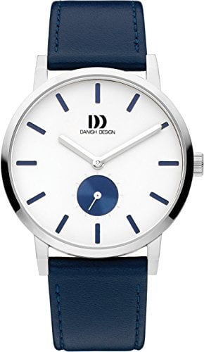Danish Design Herren Analog Quarz Uhr mit Leder Armband IQ22Q1219