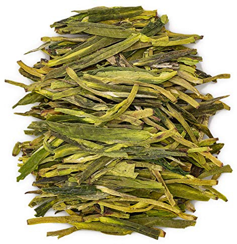 Oriarm 100g Xihu Long Jing Feuilles En Vrac Thé Vert - Thé Chinois Longjing Dragon Well - Yuqian 2nd Grade