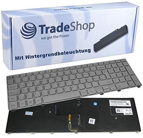 Original Tastatur mit Hintergrundbeleuchtung/Notebook Keyboard Deutsch QWERTZ für Dell Inspiron 17-7000 Series 7737 7746, CN77304 7737-2644 (Deutsches Tastaturlayout)