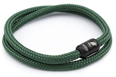 Wind Passion – Paracord Armband aus Seemannsgarn, Handgemacht & Geflochten | Segeltau Armband für Herren und Frauen | Ideale Partner Geschenke | Wasserfest