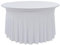vidaXL 2X Stretch Tischhusse Weiß 180x74cm Stretchhusse Tischdecke Tisch Husse