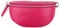 Made in Italy OBC Damen Leder Tasche Gürteltasche Crossbody Hüfttasche Bauchtasche Hüfttasche Umhängetasche Cross-Over Bodybag Schultertasche Handytasche Geldtasche Pink