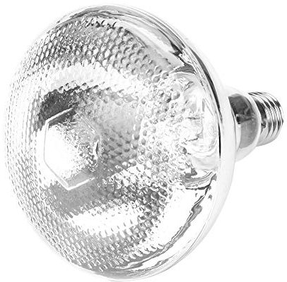 Zerodis 1 PC 100 w-245 w Ferme porcelet Lampe chauffante, étanche à l'eau antidéflagrante lumière Ampoule de Chauffage Dot épaissir la pour Le bétail Poulet Reptile(245w)