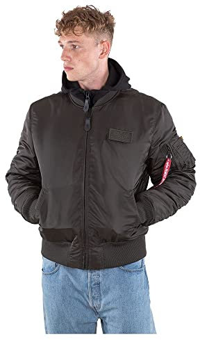 Alpha Industries MA-1 D-Tec Bomberjacke für Herren Black Olive
