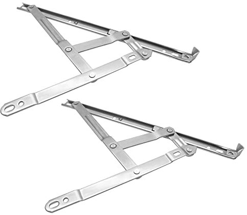 LDEXIN 1 paire de charnières de fenêtre à battant en acier inoxydable 30,5 cm