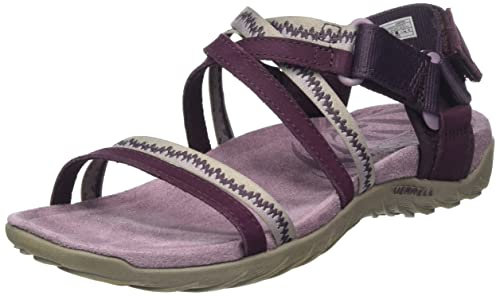 Merrell Femme Treillis Terran 3 Cush Sandale, Bordeaux, 39 EU