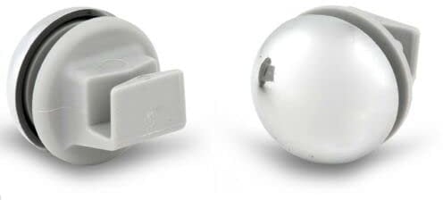 Shower Door Guides Set of Two for Bottom of Shower Enclosure Model COR-2