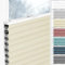 bobodeco Wabenplissee Plissee ohne Bohren Verdunkelung Klemmfix Thermo Verdunklungsplissee, Beige-Weiß 90x130 cm(BxH), 100% Verdunkelnd & Sicht- & Schallschutz, Wärmeisolierung für Fenster & Tür