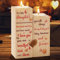 Gifts for Daughter, KAAYEE Heart Shaped Candle Holder Birthday Gifts for Daughter, Thanksgiving Graduation xmas Wedding Gifts for Daughter (Daughter 1) (NCISNVI265G5E)