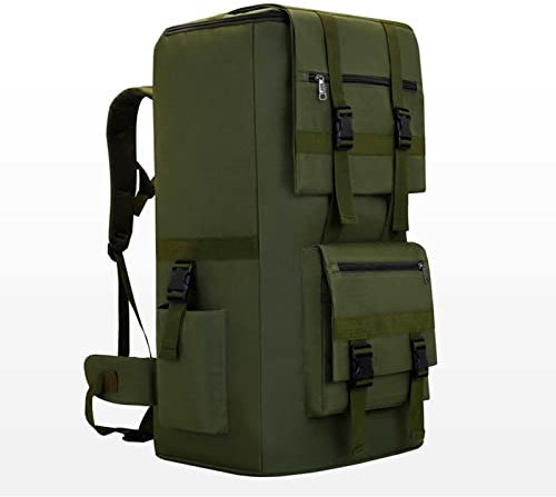 FLYIFE Wanderrucksack,120L Großer Kapazität Trekkingrucksack Armee Taktischer Wasserdicht Rucksack Reisen Wandern Bergsteigen Daypack Multifunktionale Reiserucksack Wanderrucksack für Damen Herren
