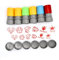Skyzone 6 Stück Lehrerstempel Selbstfärbender Stempel，Lehrerbewertung Belohnung Motivationsstempel Lobstempel set Kinder Party Favors Schulpreise Geburtstagsgeschenke Lernrequisiten