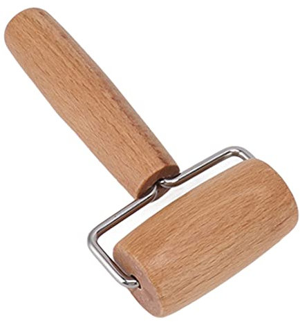 Rodillo de Panadero de Masa, Rodillo de Madera Pequeño, Antiadherente para Hornear Pizza, Utensilios de Cocina para el Hogar, Grosor Uniforme