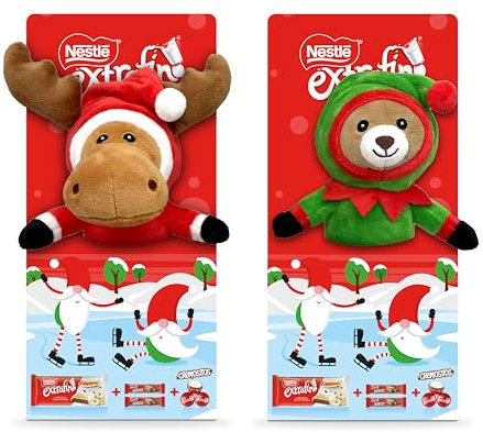 Nestlé Extrafino Chocolate Con Leche y Peluche de Regalo,140 g