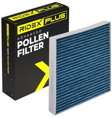 RIDEX PLUS Innenraumfilter 424I0488P Pollenfilter Aktivkohle Höhe: 41 Breite: 198 Länge: 248