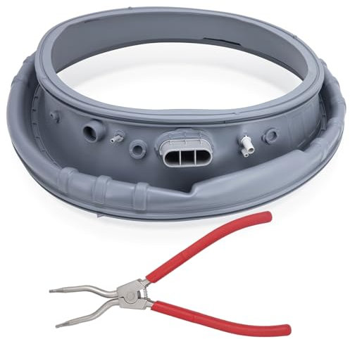 DC97-18094B WF42H5000AW Türdichtung passend für Samsung Waschmaschine A2-00 WF42H5200AP/A2-00 WF42H5200AW/A2-00 WF42H5200AF/A2-00 mit 383EER400 Expansion Feder 01A Werkzeuge: