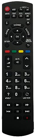 Aurabeam Ersatz TV Fernbedienung kompatibel mit Panasonic TX-42ASF657 Fernseher
