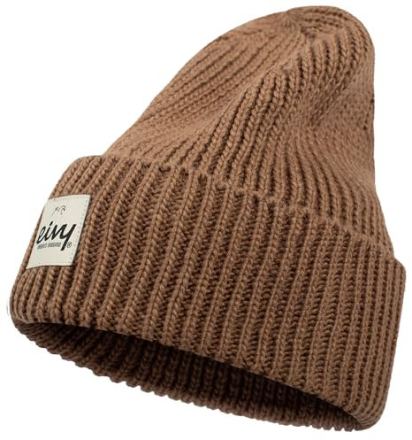 Eivy Damen Easter Rib Wool Beanie-Mütze, Faded Coffee, One Size
