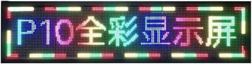 BUNIQ Écran d'affichage LED Roulant Polychrome Programmable, Panneau d'affichage publicitaire extérieur LED, adapté aux magasins et aux Entreprises (Color : Multicolor, Size : 73 * 57cm)