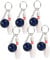 CAXUSD 6stücke Teiliges Bowling Pin Schlüsselanhänger Mit Bowling Spaß Für Mädchen Und Für