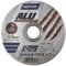 Norton Disco da taglio professionale in alluminio A60Q – BF41 115 mm x 1 mm sottile per smerigliatrice angolare