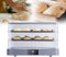 Gärbox für Brot (3-lagig, abnehmbar) 40-l-Elektro-Gärmaschine für Teig, einstellbare Temperatur + Zeit (1 Min.–24 Std.), automatische Feuchtigkeitskontrolle