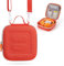 ZiStarlilife Travel Case For Yoto Mini With Adjustable Shoulder Strap, Holds Mini, Player Headphones & Audiobook Cards, Card Holder EVA Material, Essential Protection For Travelers(Orange)
