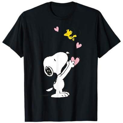 Peanuts - Snoopy Woodstock Mein Herz ist bei dir T-Shirt