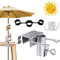 Azhong toys Supporto Ombrellone, Portaombrelli da Esterno, Clip per Ombrelloni da Esterno, Portaombrelli per Eventi all'Aperto, Campeggio