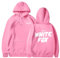 Women's Graphic Hoodies Oversized Hoodie Letter Print Long Sleeve Sweatshirts Casual Fashion Pullover Baggy Trendy Hip-Hop Sweatshirt with Pockets Activewear Lounge Wear(A23 Pink,M)